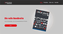 Desktop Screenshot of hoecker.de