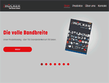 Tablet Screenshot of hoecker.de