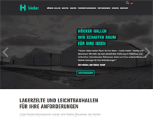 Tablet Screenshot of hoecker.com
